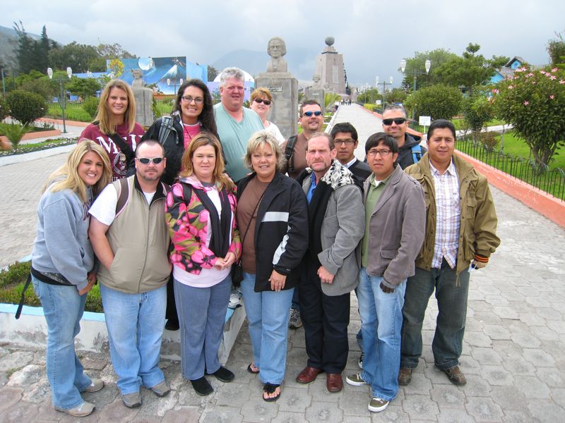 The team at Middle of the World visitors' center