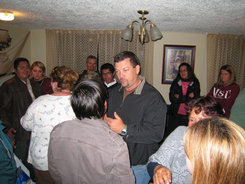 We had our final debriefing in our living room