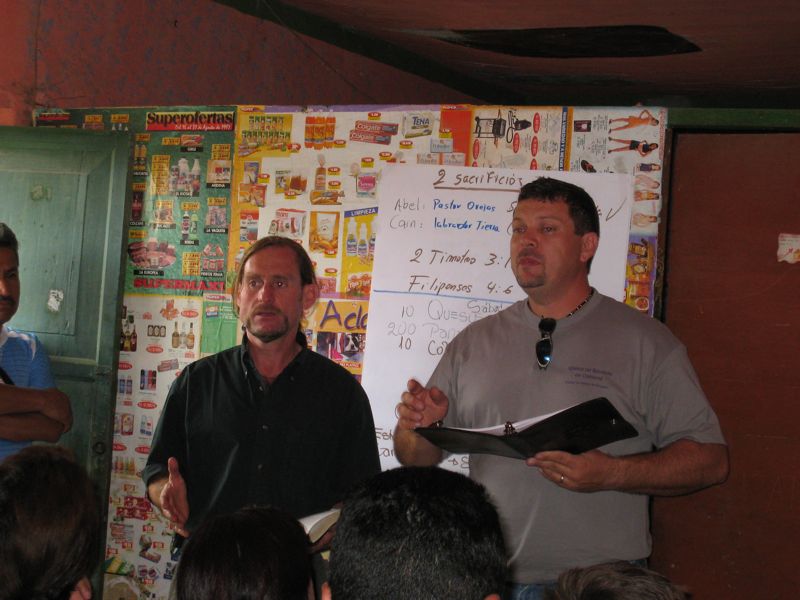 Chris shares the message through Luis