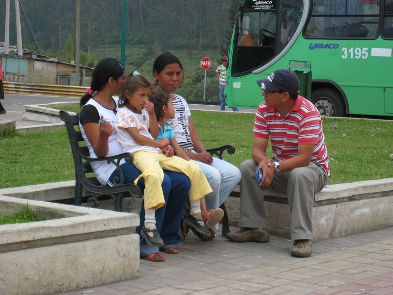 Johffre, one of my team leaders, sharing the gospel
