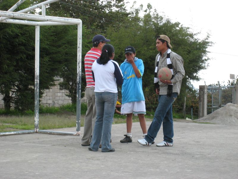 Sharing the gosel with some teams at 