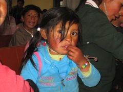 A girl at Betania church 