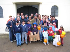 The team at Betania church in Chambitola