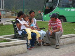 Johffre, one of my team leaders, sharing the gospel