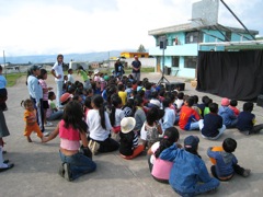 Puppet show at 