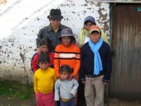 sponsored child's family for school